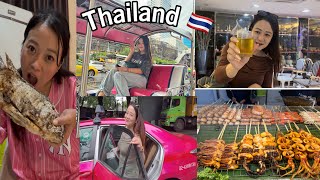 Hello Bangkok night life street food shopping experiencing life in Bangkok  Naga vlogger [upl. by Livingstone]