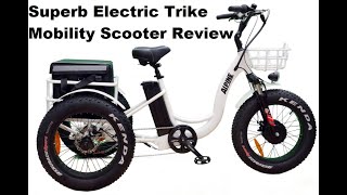 ebike Best Electric Fat Trike Mobility Scooter etrike [upl. by Albion]