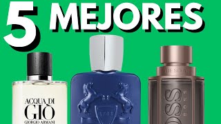 Los 5 MEJORES PERFUMES de hombre en climas INTENSOS [upl. by Jacobina]