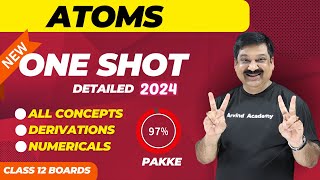 ATOMS OneShot 💥NCERT Class 12 Physics Chap 12 One shot Subscribe ArvindAcademy One Shot [upl. by Felecia]