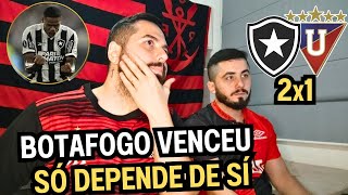 REACT MELHORES MOMENTOS BOTAFOGO 2X1 LDU  BOTAFOGO VENCE E SÓ DEPENDE DE SÍ [upl. by Naomi533]