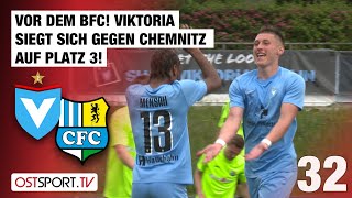 Vor dem BFC Viktoria siegt sich gegen Chemnitz auf Rang 3 Viktoria  CFC  Regionalliga Nordost [upl. by Ellenwad]