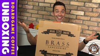 Brass unboxing with Board Game Coffee [upl. by Yuma]