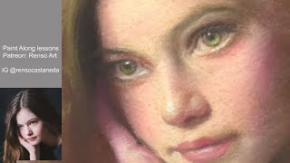 Time Lapse Pastel Portrait  Mackenzie Foy [upl. by Yhtnomit312]