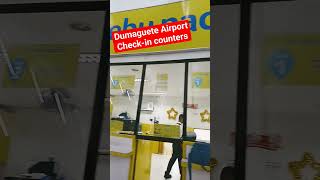 DUMAGUETE AIRPORT CHECKIN COUNTERS shortvideo travel airport checkin [upl. by Gian421]