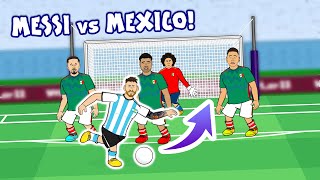 HOW DID MESSI SCORE THAT GOAL Argentina vs Mexico 20 Goal World Cup 2022 Highlights [upl. by Nassir]