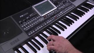 KORG Pa900 ビデオ・マニュアル 「3 Styles」 [upl. by Plunkett]