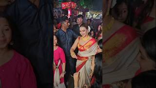 Koushani Mukherjee actress kolkata vlog dance festival durgapuja shorts [upl. by Adelaida685]