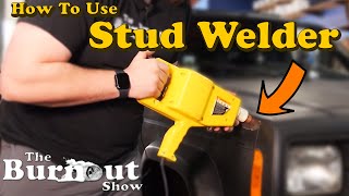 How To Fix Dents On Your Car Using A Stud Welder  Burnout Tutorials [upl. by Pontus208]