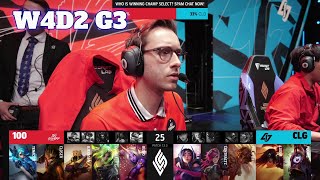 100 vs CLG  Week 4 Day 2 S13 LCS Spring 2023  100 Thieves vs CLG W4D2 Full Game [upl. by Bobina]