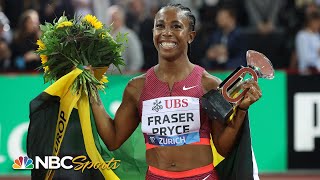 ShellyAnn FraserPryces GOAT 100 meter season stride by stride  NBC Sports [upl. by Auberon]