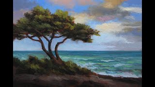 Tree amp Sea 5  Painting Demonstration [upl. by Lezlie]