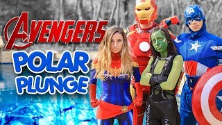 Favorite Character Polar Plunge 2019  Brooklyn amp Bailey Challenge Videos [upl. by Uhp152]