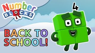 Numberblocks Back to School  Cracking Maths  Learn to Count [upl. by Farny]