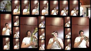 Valaisia Variants  Tom Davoren  One Man Brass Band by Florian Wiedner [upl. by Raffaello671]