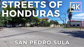 Honduras 4K Walking tour  Streets of Honduras San Pedro Sula [upl. by Sana]