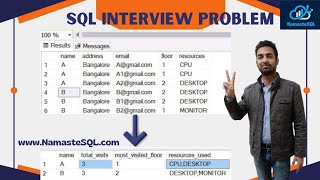 Complex SQL 3  Scenario based Interviews Question for Product companies [upl. by Kalindi]