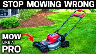 How to Mow a Lawn CORRECTLY [upl. by Ainar]