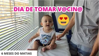 VLOG  DIA DE VACINA  SEIS MESES [upl. by Oirromed132]