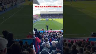 CRYSTAL PALACE vs LIVERPOOL AT SELHURST PARK crystalpalacefc liverpoolfc [upl. by Carder]