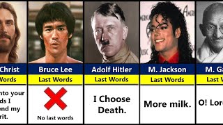 Last Words of Historical Figures Before Death [upl. by Eric636]