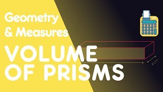 Volume of Prisms  Geometry amp Measures  Maths  FuseSchool [upl. by Jenks]