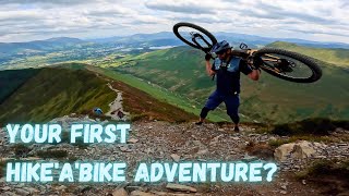 Grisedale Pike  Whinlatter forest red trail adventure ride [upl. by Arimat]