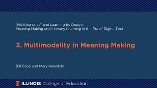 3 Multimodality in Meaning Making [upl. by Nois204]