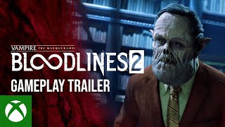 Vampire the Masquerade Bloodlines 2  Official Gameplay Trailer [upl. by Clementis]