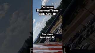 Corkscrew rollercoaster themeparkride corkscrew silverwood arrowdynamics [upl. by Saudra184]