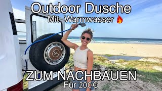 Heiße Dusche im Campervan zum Selberbauen I Ausbau Tutorial I Die perfekte Lösung für jeden Camper [upl. by Corabelle]