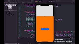 UISheetPresentationController iOS 15 Swift 2 [upl. by Amarette220]