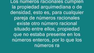 numeros racionales [upl. by Aistek]