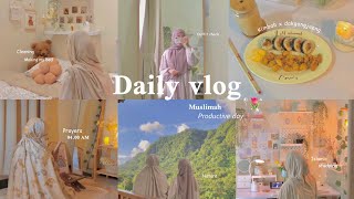 ༘ෆ ep 4 Daily vlog Muslimah  prayers dikr islamic study spiritual growth nature [upl. by Roslyn398]