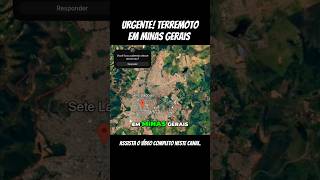 URGENTE TERREMOTO EM MINAS GERAIS HOJE TERREMOTO EM SETE LAGOAS  MG  TERREMOTO NO BRASIL 2024 [upl. by Llerruj547]