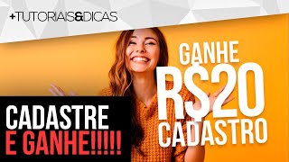 ⚡ CADASTRE e GANHE 20 REAIS  APP Pagando no Cadastro  PROMOÇÃO TOP [upl. by Bendick]