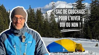 Fautil un duvet HIVERNAL pour un bivouac dans la NEIGE [upl. by Lehar680]