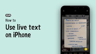 How to Use Live Text on iPhone  IOS 1718 [upl. by Ordnaxela]