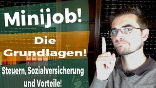 Die Grundlagen des Minijob  Geringfügig Beschäftigte [upl. by Hunger86]