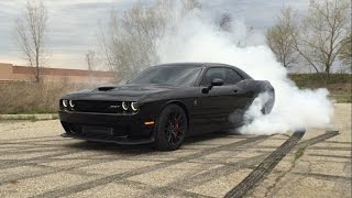 Hellcat Challenger amp Hellcat Charger Burnout [upl. by Etneciv560]