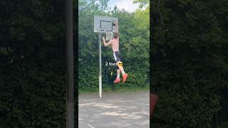 One foot or two foot 🤩dunk basketball dunking fyp viralvideo [upl. by Notsgnal728]