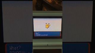 Watch Pikachu Evolve Pokemon sapphire on my ice blue Nintendo DS Nintendo pokemon pikachu games [upl. by Sivra]