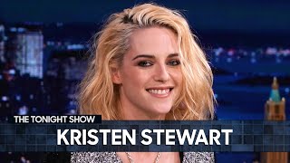 Kristen Stewart quotKnocked It Out of the Parkquot with Her New Fiancé  The Tonight Show [upl. by Fransisco]