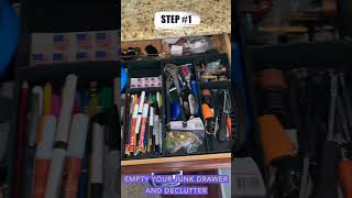 125 Dollar Tree Junk Drawer  Judi the Organizer [upl. by Enyamert]