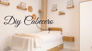 CABECERO DIY BARATO Cómo hacer un cabecero de cama barato 🤯 [upl. by Ellenet]