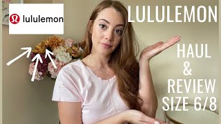 Lululemon HAUL amp REVIEW Size 68  Legging Season [upl. by Pomona]