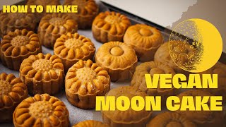 How To Make Vegan Moon Cake [upl. by Justine]