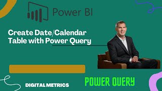 Build A Calendar Date Table In Power Bi With Power Query [upl. by Debee]