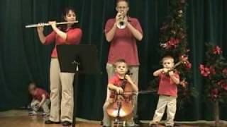 Carol of the Bells  2009 Tate Family Video Christmas Card [upl. by Baal]