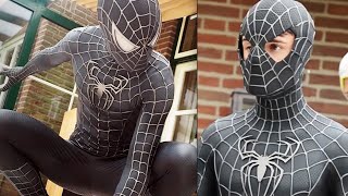 SPIDERMAN Black Suit Symbiote Movie Costume Replica [upl. by Adnahc]